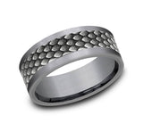 Ammara Stone's Men's Engagement Ring The Rhaegal in Tantalum and White Gold