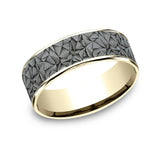 Ammara Stone's Men's Engagement Ring The Gallery in Yellow Gold and Tantalum