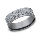 Ammara Stone's Men's Engagement Ring The Gallery in White Gold and Tantalum