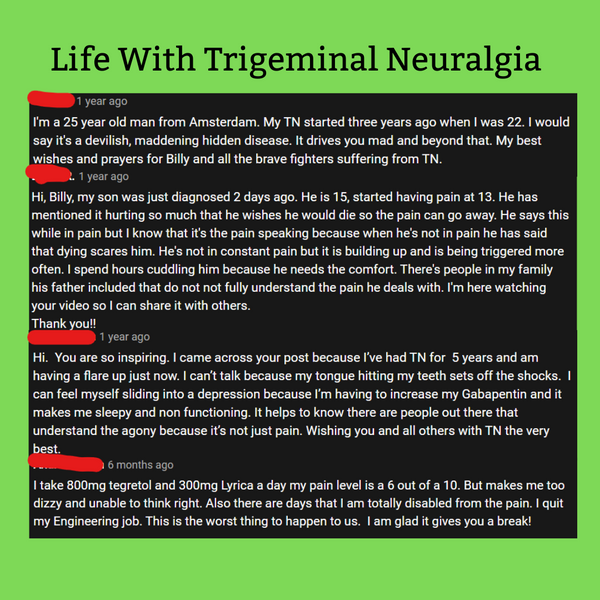 life with trigeminal neuralagia CBD