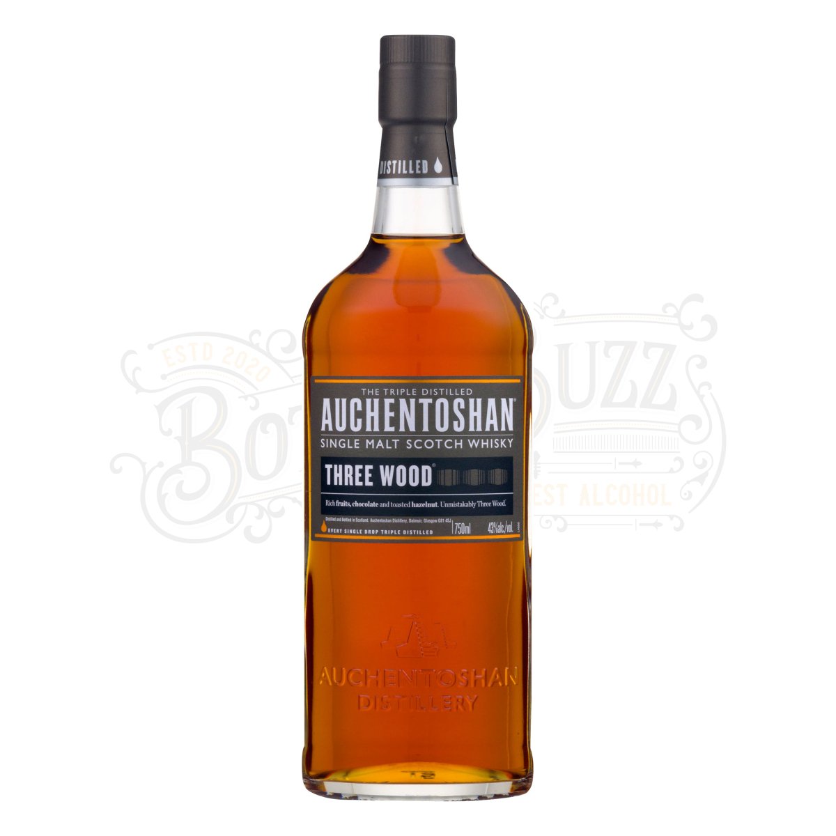 Auchentoshan Single Malt Scotch Three Wood