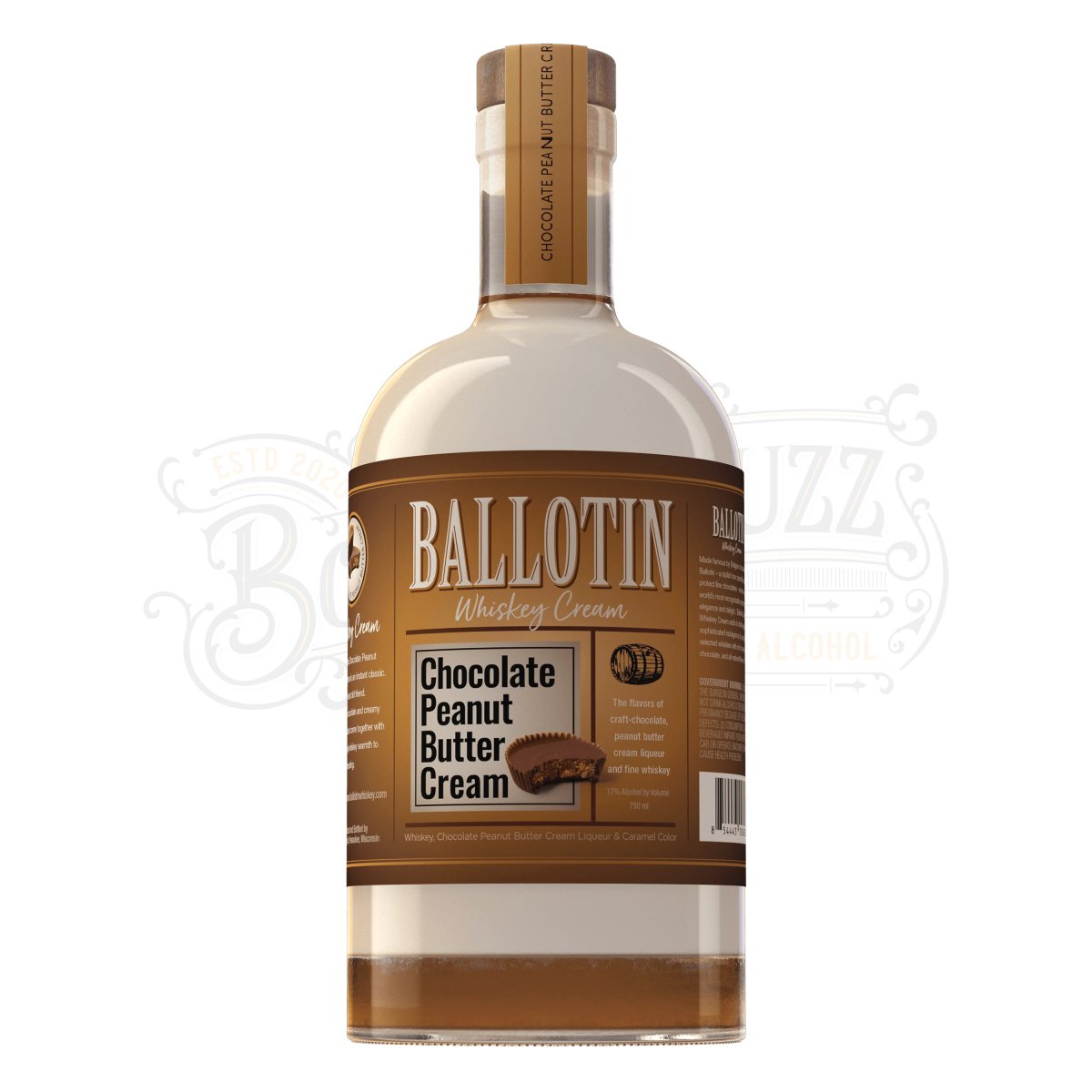 Ballotin Chocolate Peanut Butter Whiskey Cream