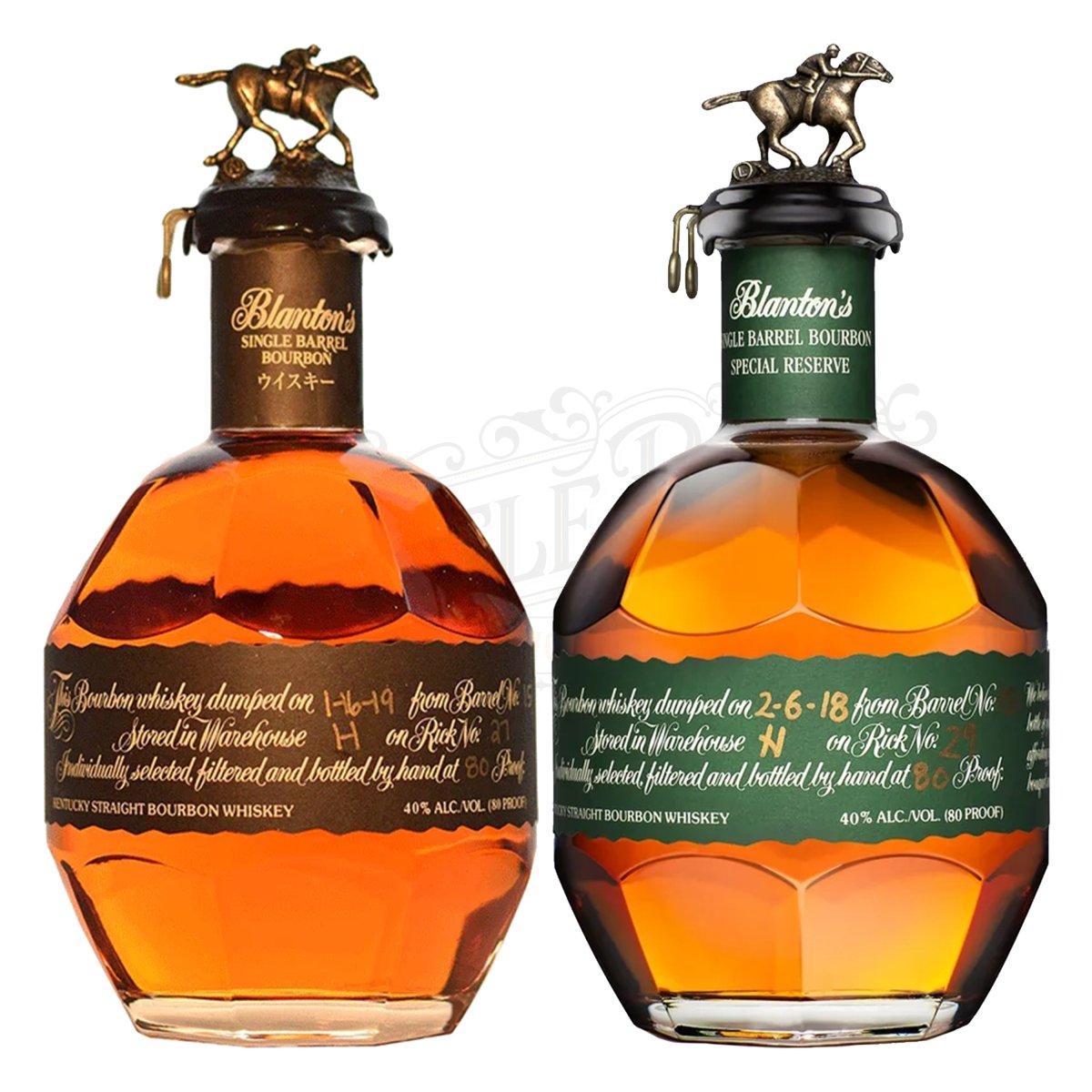 Blanton's Black Label & Green Label Bundle