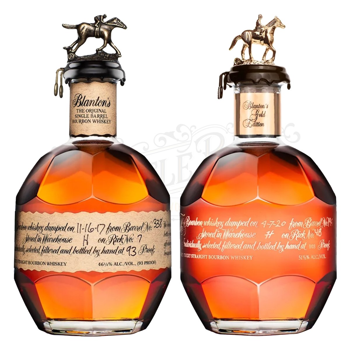 Blanton's Original Single Barrel & Gold Label Bundle