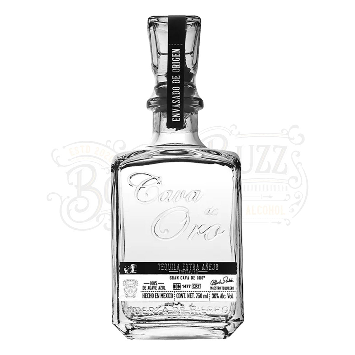 Cava De Oro Cristalino Extra AÃ±ejo Tequila