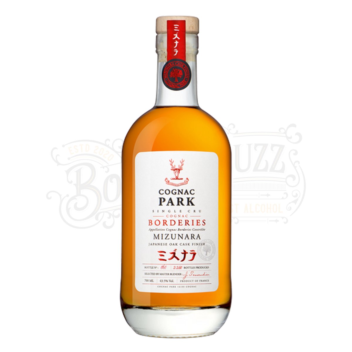 Cognac Park 12 Years Old Borderies Mizunara Japanese Oak Cask Finish Single Cru