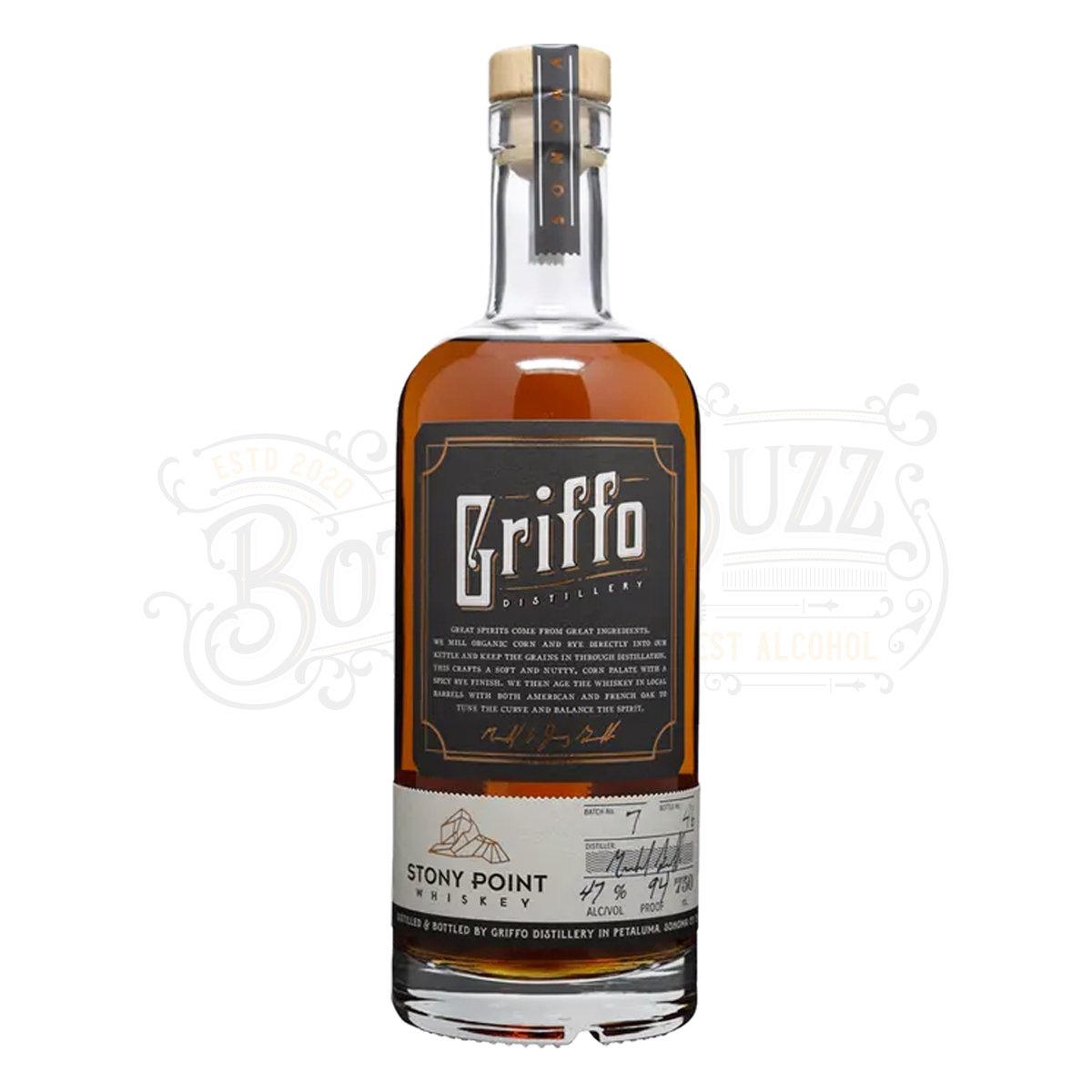 Griffo Distillery Stony Point Whiskey