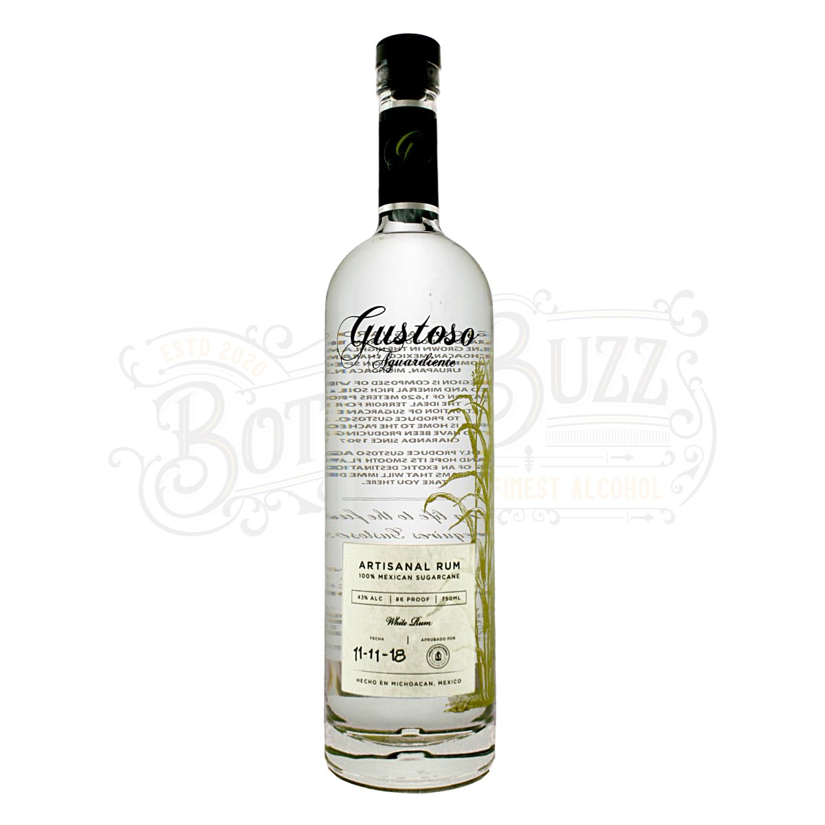 Gustoso Aguardiente Artisanal Rum