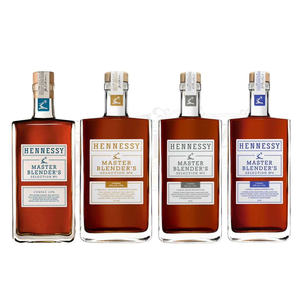 Hennessy Master Blender's Selection No. 1-4 Collection Bundle