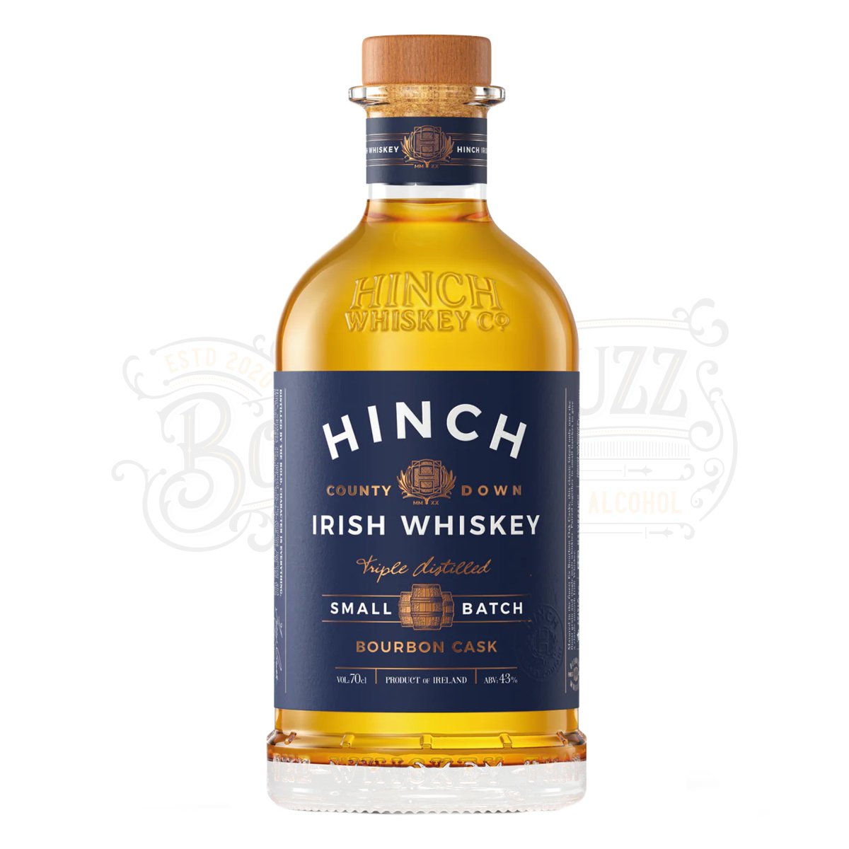 Hinch Distillery Small Batch Bourbon Cask Irish Whiskey