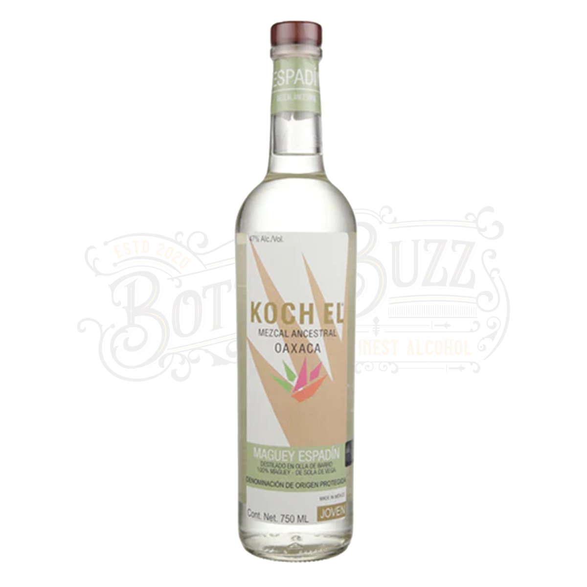 Koch El Mezcal Ancestral Joven Maguey Espadin De Sola De Vega