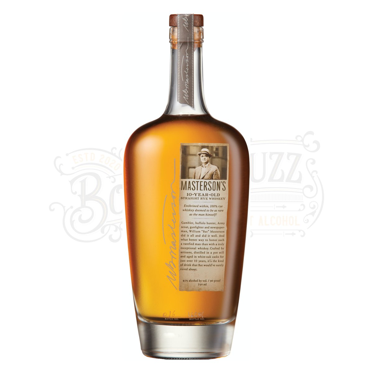 Masterson's Rye Whiskey 10 Year