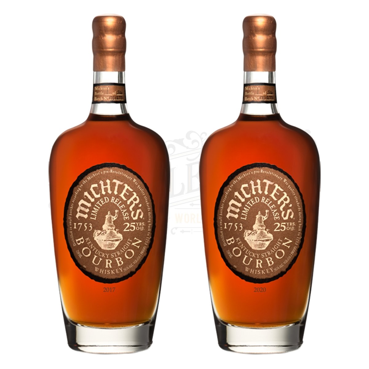 Michterâs 25 Year Bourbon 2017 & 2020 Bundle