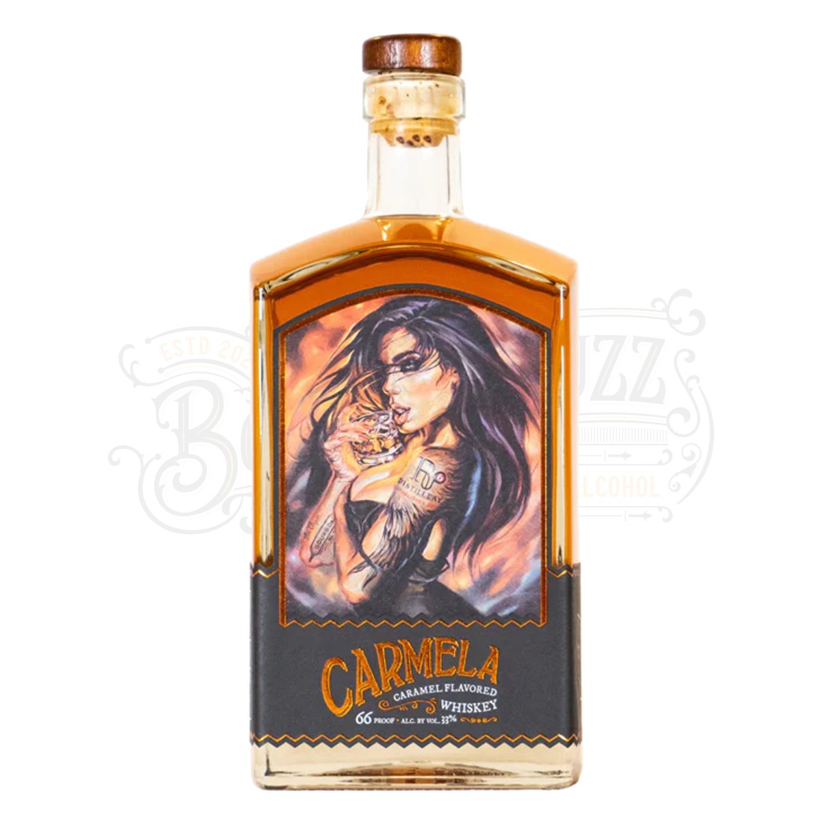 R6 Distillery Caramel Flavored Whiskey Carmela