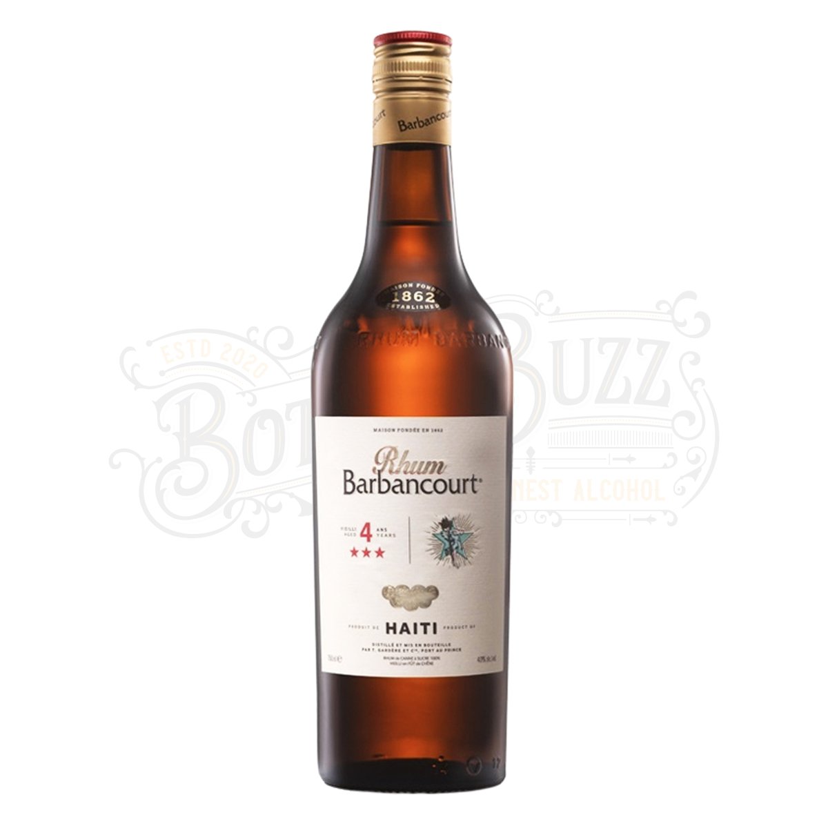 Rhum Barbancourt Aged Rum Three Star 4 Yr