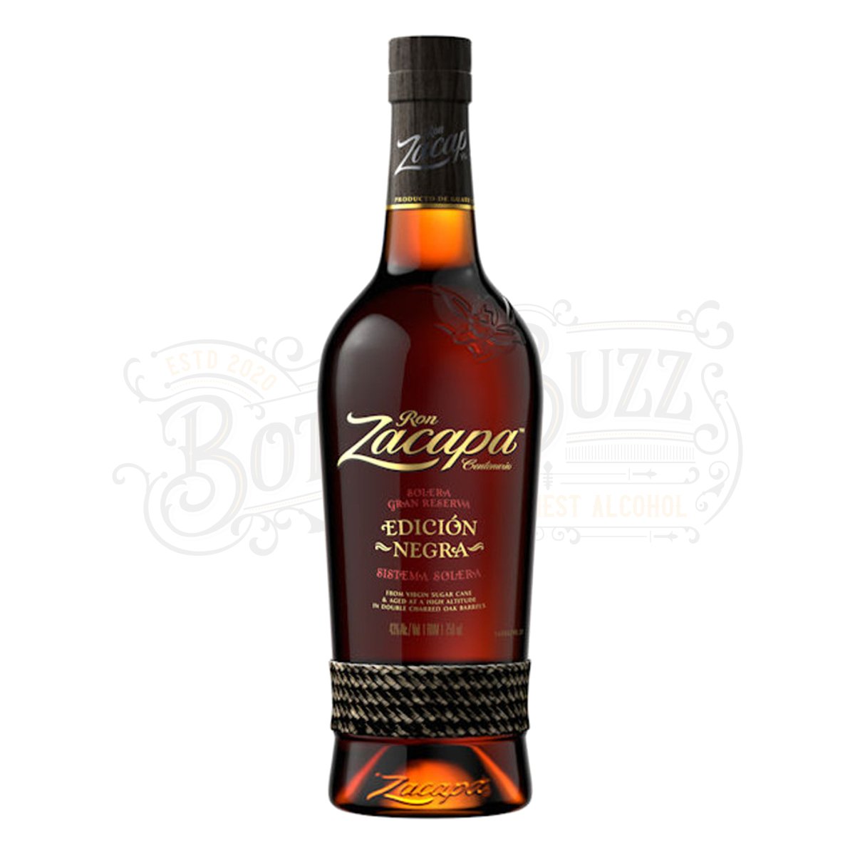 Ron Zacapa Aged Rum Centenario Edicion Negra Solera Gran Reserva