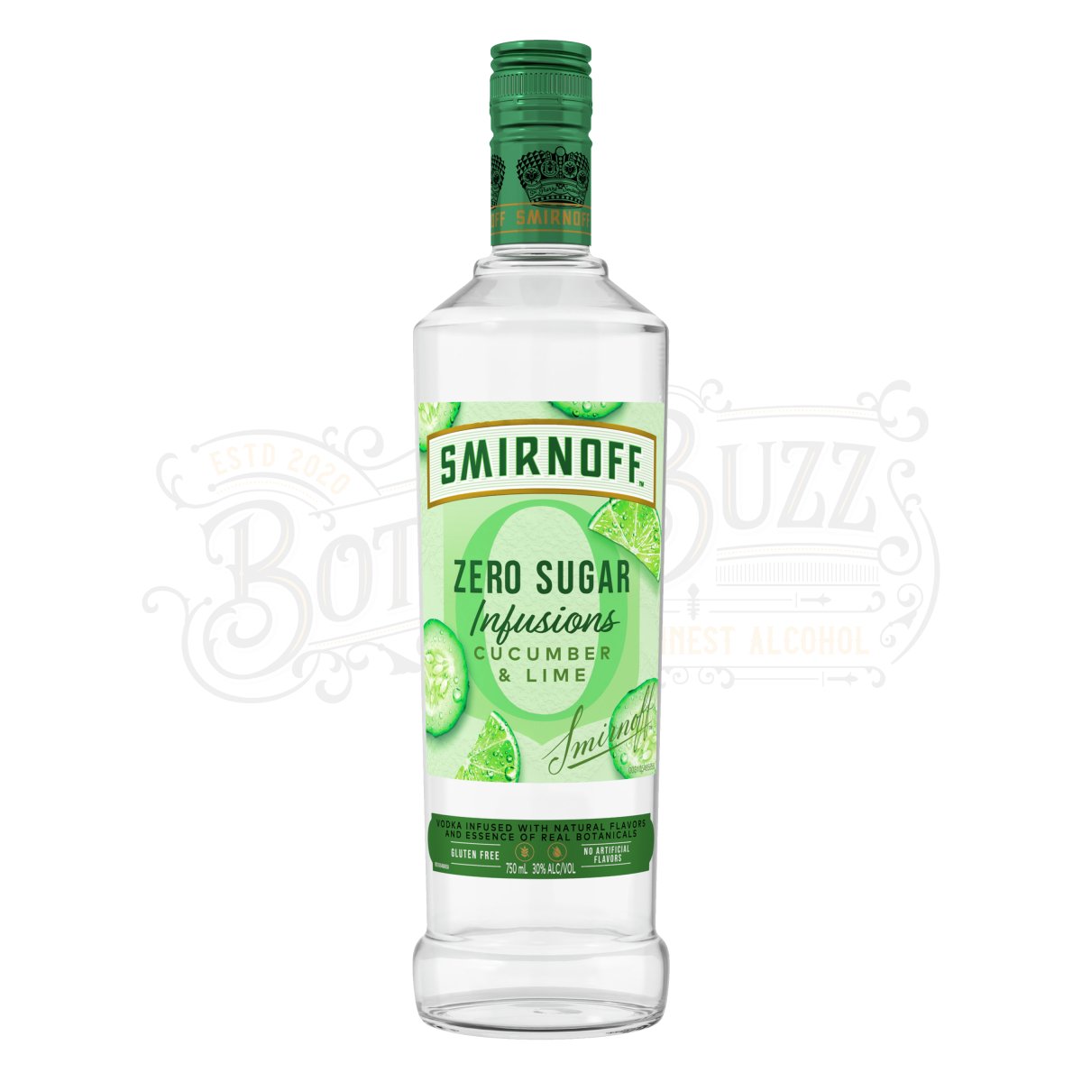 Smirnoff Cucumber & Lime Flavored Vodka Zero Sugar Infusions