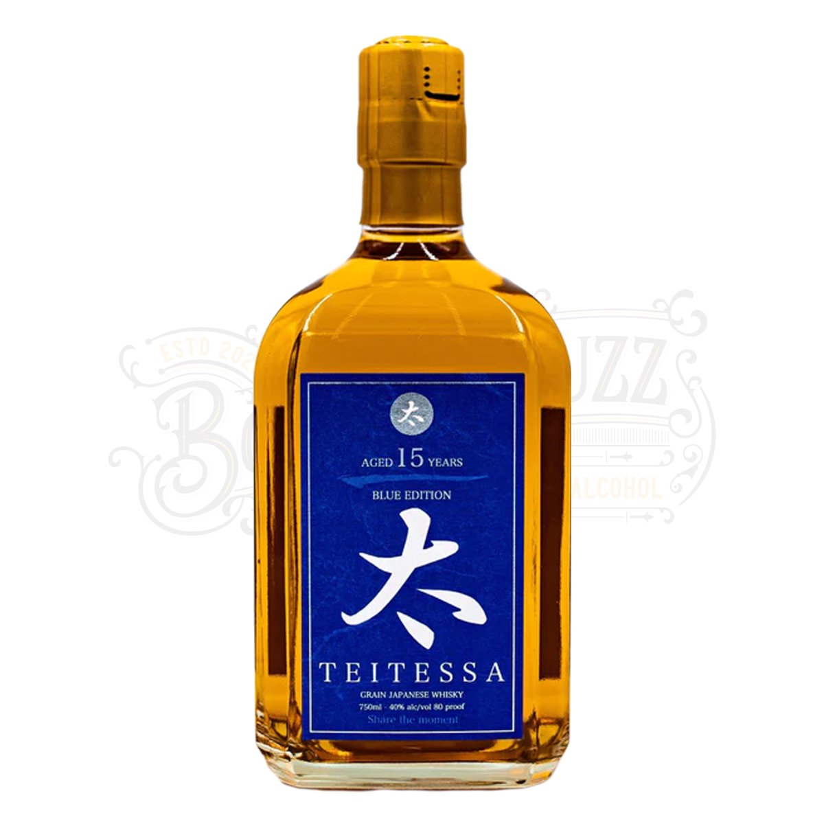 Teitessa Single Grain Japanese Whisky Blue Edition 15 Yr