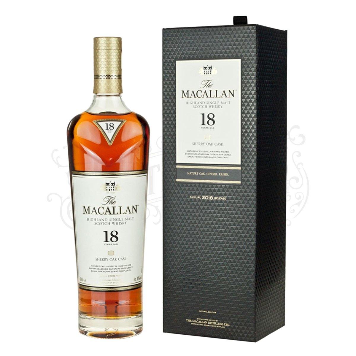 The Macallan 18 Year Old Sherry Oak Single Malt Scotch Whisky