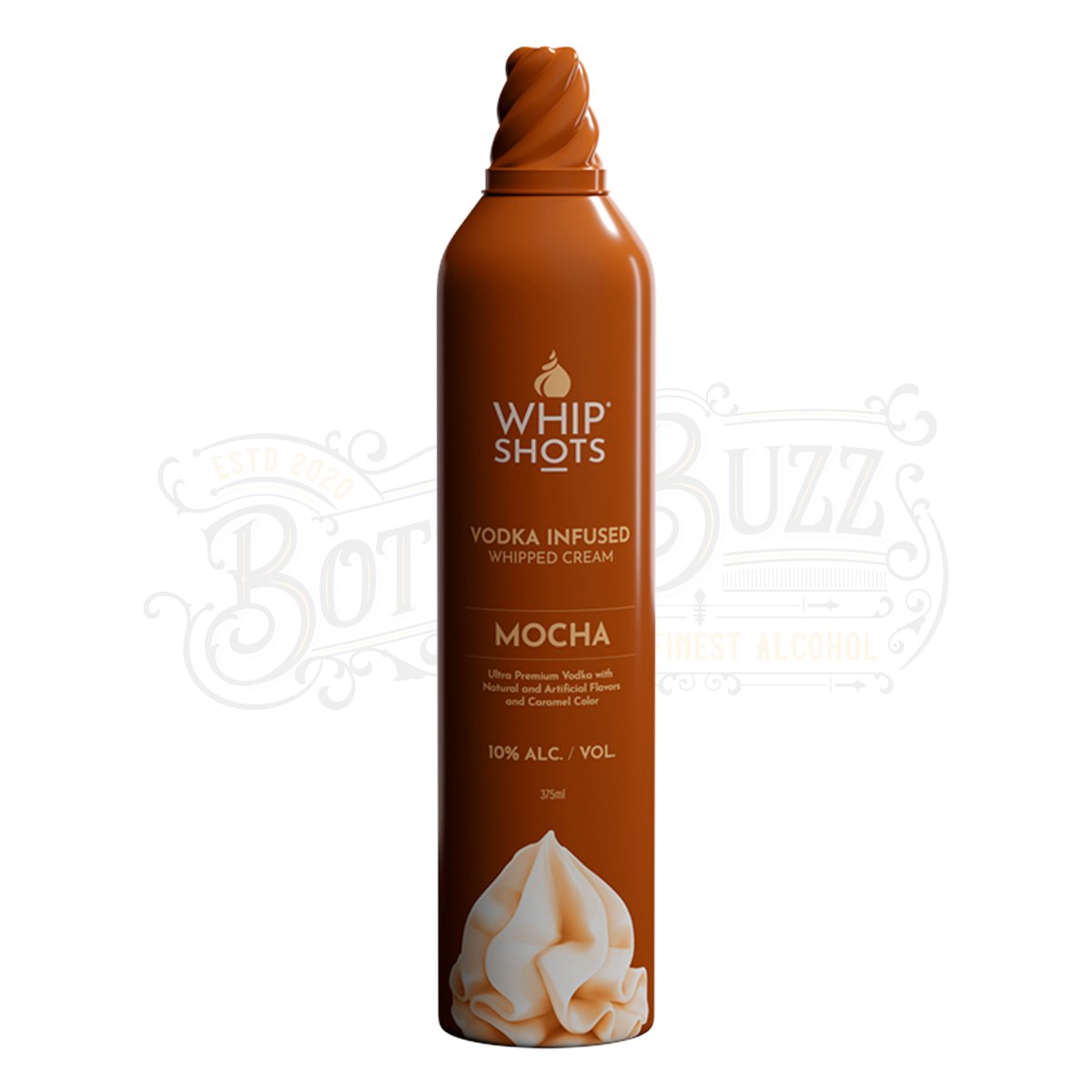 Whipshots Mocha Vodka Infused Whipped Cream 200ml