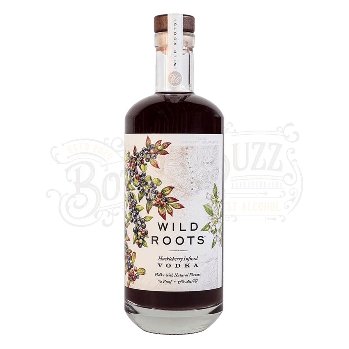 Wild Roots Huckleberry Infused Vodka