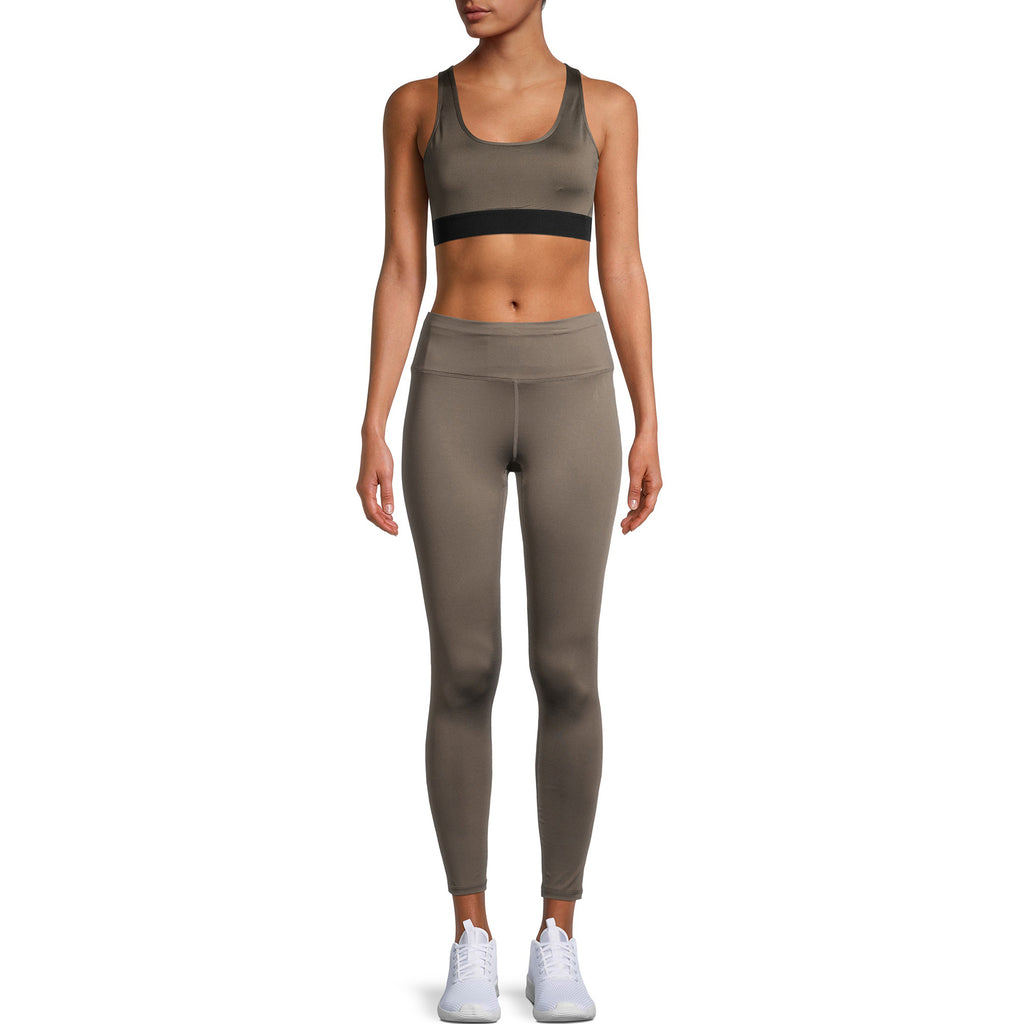 PSK Collective Moisture Wicking Legging Active Fit Ruching Stretch Material  (Women) Size: XL 