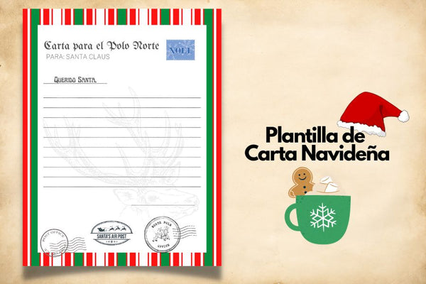 Plantilla de Carta de Navidad a Santa Claus