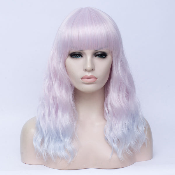 pale pink wig