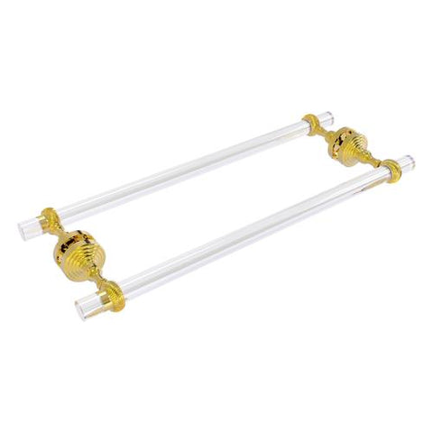 Back to back shower door towel bar Allied Brass