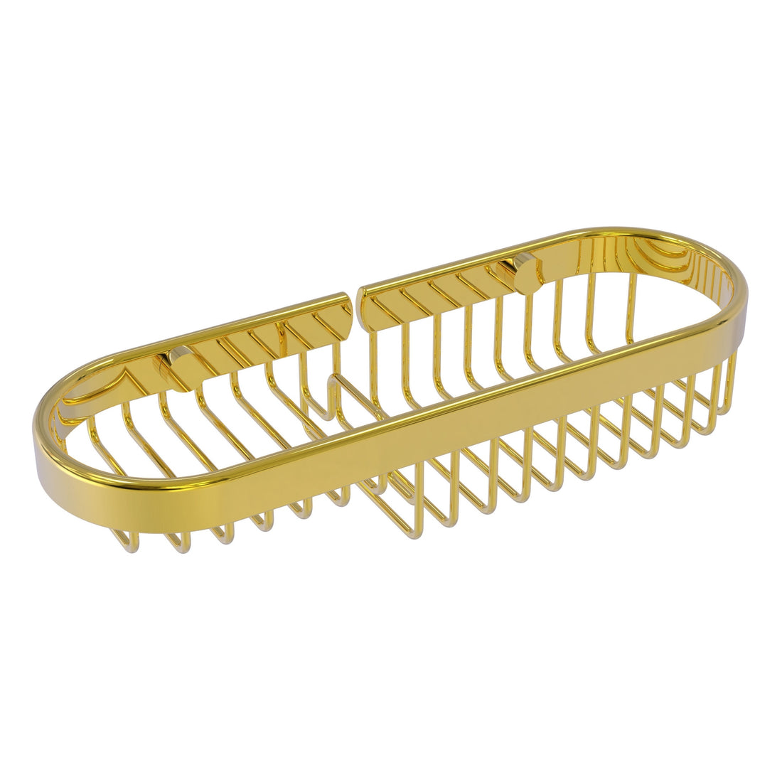Combination brass wire shower basket