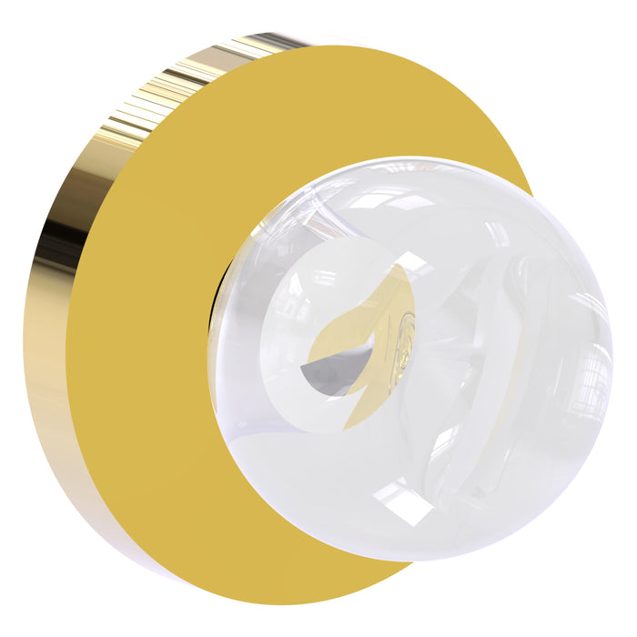 brass retractable hook translucent knob