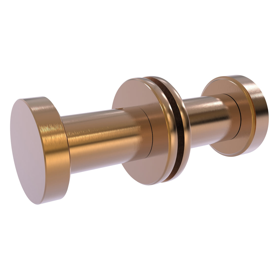Back to back brass shower door knobs Allied Brass