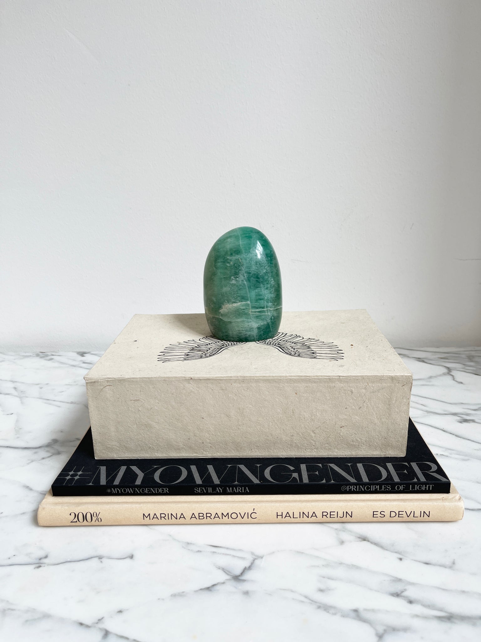 Egg Shaped Selenite Stone – Atelier ND Interior