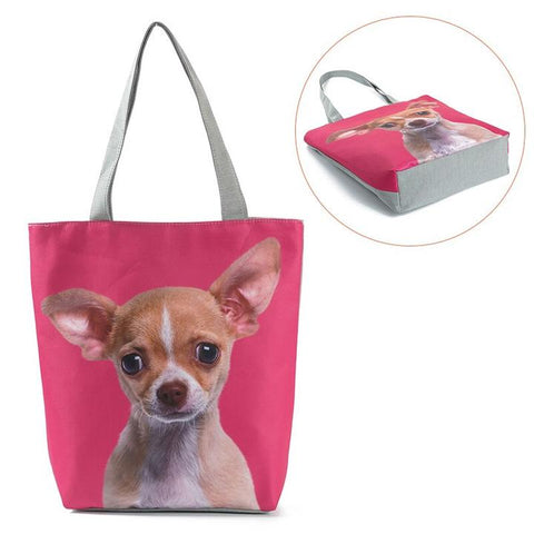 chihuahua shoping bag