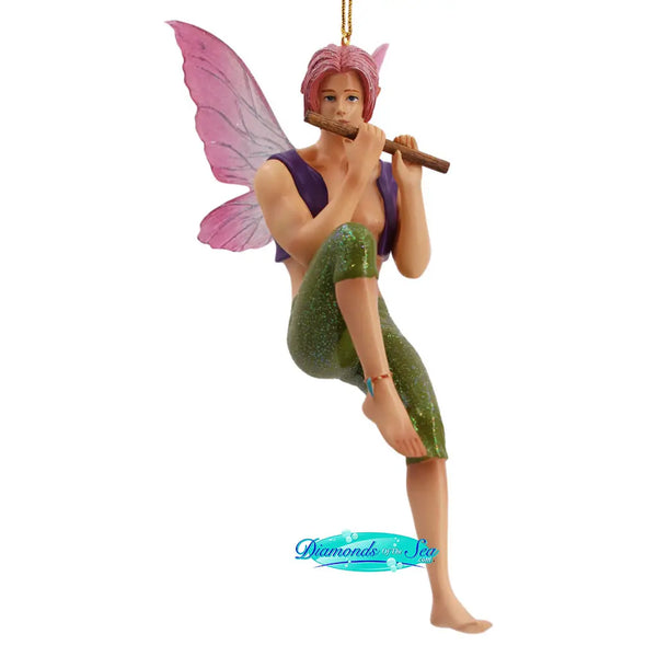 Woodwind Fairy Christmas Ornament | December Diamonds | Coastal Gifts Inc