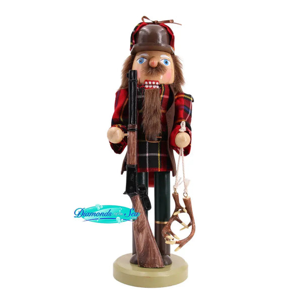 Retro Deer Hunter Nutcracker | Santa's Workshop Inc. | Coastal Gifts Inc