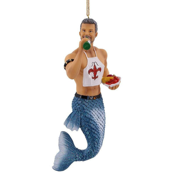 Craw Daddy Merman Christmas Ornament | December Diamonds | Coastal Gifts Inc