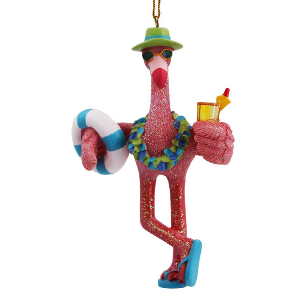 Flamingo Roman Christmas Ornament | December Diamonds | Coastal Gifts Inc