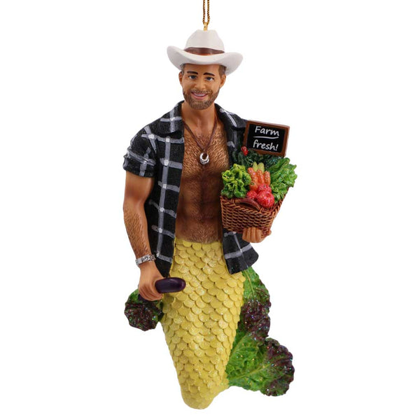 Big N Tasty Merman Christmas Ornament | December Diamonds | Coastal Gifts Inc