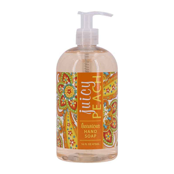 Juicy Peach Liquid Soap | Greenwich Bay Trading Company | Coastal Gifts Inc