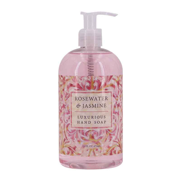 Rosewater & Jasmine Liquid Soap | Greenwich Bay Trading Company | Coastal Gifts Inc
