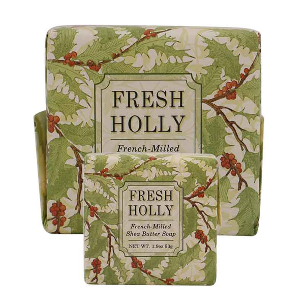 Fresh Holly Soap Bar | Greenwich Bay Trading Company | Coastal Gifts Inc