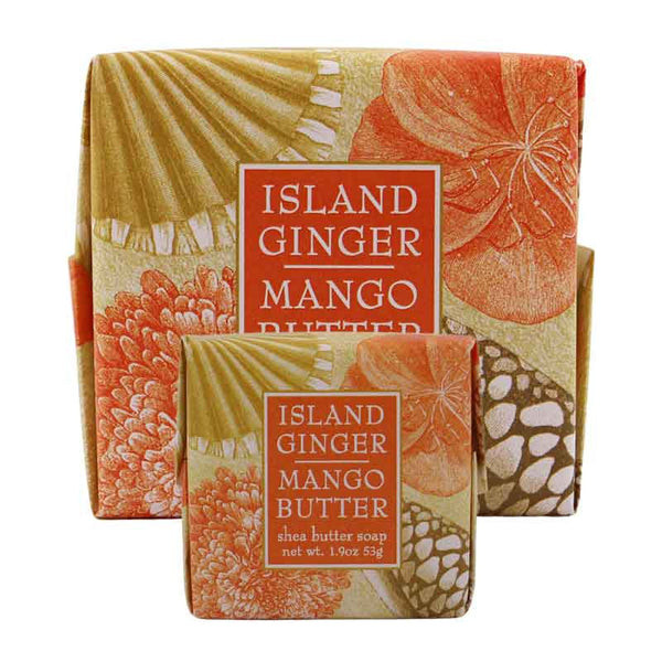 Island Ginger Mango Butter Soap Bar | Greenwich Bay Trading Company | Coastal Gifts Inc