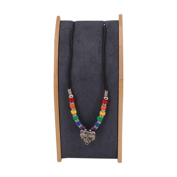 Bear Head Rainbow Necklace | PHS International | Coastal Gifts Inc