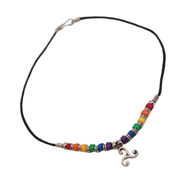 Bamboo Rainbow Beads Necklace | PHS International