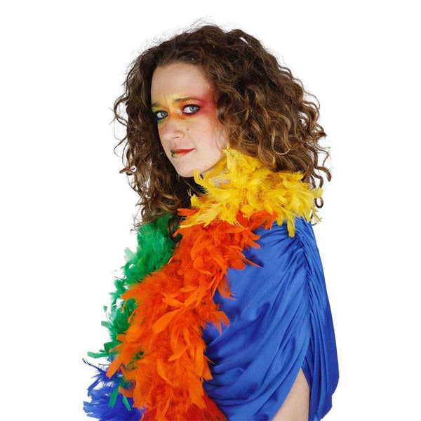 Chandelle Rainbow Feather Boa Sectional | Zucker Feather | Coastal Gifts Inc