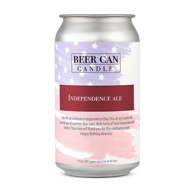 Independence Ale Beer Can Candle