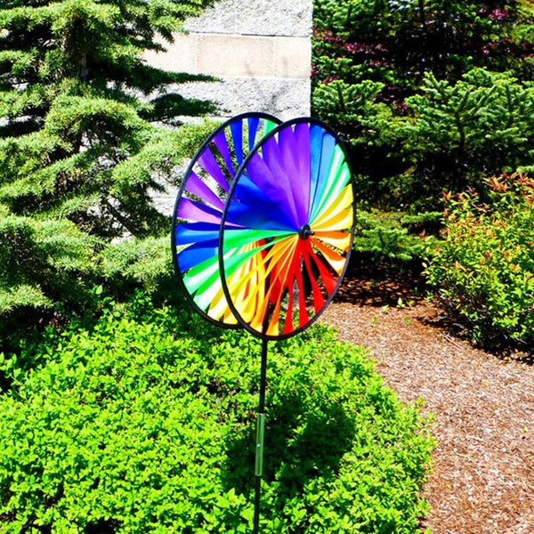 Rainbow Duo Wheel Spinner | In The Breeze