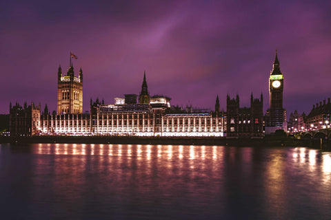 London and Big Ben at New Year