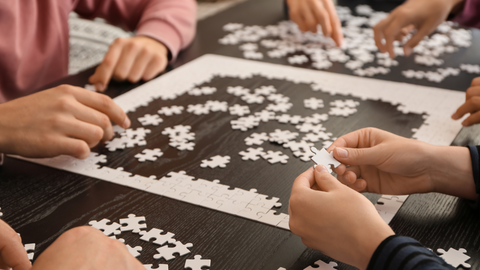 jigsaw puzzle group